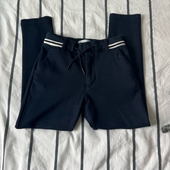 Zara Ribbed Pants with Adjustable Waist - Picture 2 of 8